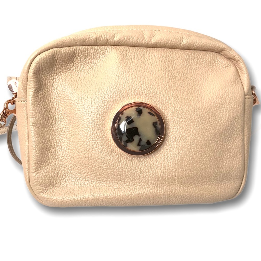 MIMCO Modify Genuine Leather Blush Rose Gold Cross Body / Hip Bag